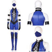 Laden Sie das Bild in den Galerie-Viewer, Kitana Jumpsuit Mortal Kombat 11 Kitana Cosplay Kostüm