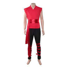 Laden Sie das Bild in den Galerie-Viewer, Liu Kang rot Kostüm SET Mortal Kombat Liu Kang Cosplay Outfit