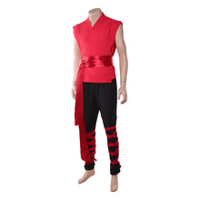 Laden Sie das Bild in den Galerie-Viewer, Liu Kang rot Kostüm SET Mortal Kombat Liu Kang Cosplay Outfit