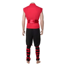 Laden Sie das Bild in den Galerie-Viewer, Liu Kang rot Kostüm SET Mortal Kombat Liu Kang Cosplay Outfit