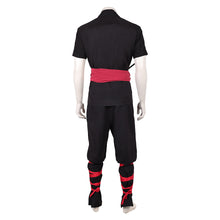 Laden Sie das Bild in den Galerie-Viewer, Liu Kang schwarz Kostüm Mortal Kombat 2 Liu Kang Cosplay Outfit