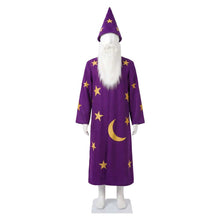 Laden Sie das Bild in den Galerie-Viewer, Lizard Wizard lila Zauberergewand Toy Story Lizard Wizard Cosplay Outfit
