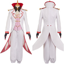 Laden Sie das Bild in den Galerie-Viewer, Lucifer Morningstar weiß Outfit Hellaverse Hazbin Hotel Lucifer Cosplay Kostüm