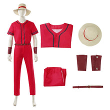 Laden Sie das Bild in den Galerie-Viewer, Luffy rot Outfit One Piece: Into The Grand Line - Fan Event Luffy Cosplay Kostüm
