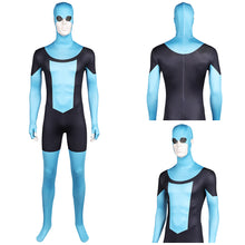 Laden Sie das Bild in den Galerie-Viewer, Mark Grayson blau Jumpsuit Invincible Cosplay Outfits