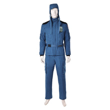 Laden Sie das Bild in den Galerie-Viewer, Mickey 17 (2025) blau Jumpsuit Mickey Barnes Cosplay Kostüm Set