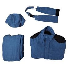 Laden Sie das Bild in den Galerie-Viewer, Mickey 17 (2025) blau Jumpsuit Mickey Barnes Cosplay Kostüm Set