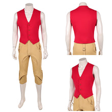 Laden Sie das Bild in den Galerie-Viewer, Monkey D. Luffy Kostüm Set rot Cosplay Outfit