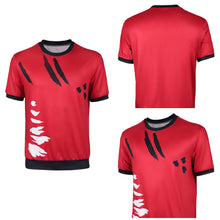 Laden Sie das Bild in den Galerie-Viewer, Monkey D. Luffy rot Shirt One Piece Live Action Straw Hat Cosplay Outfit