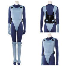 Laden Sie das Bild in den Galerie-Viewer, Motoko Kusanagi blau Jumpsuit Ghost in the Shell The Major Cosplay Outfit