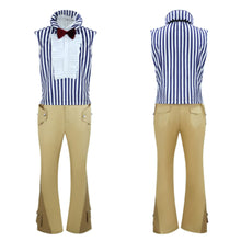 Laden Sie das Bild in den Galerie-Viewer, Mr. 3 gestreift Kostüm Set One PIECE Mr. 3 Cosplay Outfit