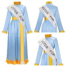 Laden Sie das Bild in den Galerie-Viewer, Mrs. Banks Kleid Mary Poppins Mrs. Banks blau Outfit 