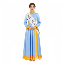 Laden Sie das Bild in den Galerie-Viewer, Mrs. Banks Kleid Mary Poppins Mrs. Banks blau Outfit 