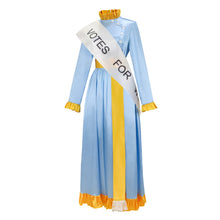 Laden Sie das Bild in den Galerie-Viewer, Mrs. Banks Kleid Mary Poppins Mrs. Banks blau Outfit 
