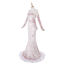 Laden Sie das Bild in den Galerie-Viewer, MY CLEMATIS Mizi weiß Kleid Alien Stage Mizi Cosplay Kostüm