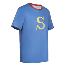 Laden Sie das Bild in den Galerie-Viewer, Okita Sougo blau T-Shirt Gintama Sougo Cosplay Outfits