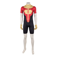 Laden Sie das Bild in den Galerie-Viewer, Oliver Grayson rot gelb Jumpsuit Invincible Omni-Man Cosplay Outfit