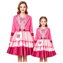 Laden Sie das Bild in den Galerie-Viewer, Pink Mädchen Kostüm Set Descendants: Wicked Wonderland 2026 Pink Cosplay Outfit   