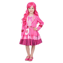 Laden Sie das Bild in den Galerie-Viewer, Pink Mädchen Kostüm Set Descendants: Wicked Wonderland 2026 Pink Cosplay Outfit   