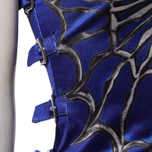 Laden Sie das Bild in den Galerie-Viewer, Prinzessin Kitana blau Kostüm Mortal Kombat Kitana Cosplay Outfit
