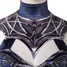 Laden Sie das Bild in den Galerie-Viewer, Prinzessin Kitana blau Kostüm Mortal Kombat Kitana Cosplay Outfit