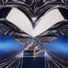 Laden Sie das Bild in den Galerie-Viewer, Prinzessin Kitana blau Kostüm Mortal Kombat Kitana Cosplay Outfit