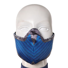 Laden Sie das Bild in den Galerie-Viewer, Prinzessin Kitana blau Kostüm Mortal Kombat Kitana Cosplay Outfit