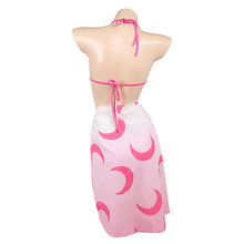 Laden Sie das Bild in den Galerie-Viewer, Prinzessin Peach Sommer Bademode 3tlg. Badeanzug Cosplay Outfit