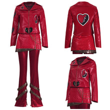 Laden Sie das Bild in den Galerie-Viewer, Red rot Kostüm Set Descendants: Wicked Wonderland Red Cosplay Outfit