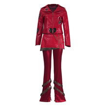 Laden Sie das Bild in den Galerie-Viewer, Red rot Kostüm Set Descendants: Wicked Wonderland Red Cosplay Outfit