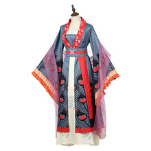 Laden Sie das Bild in den Galerie-Viewer, Reirin Kou Hanfu Though I Am an Inept Villainess Reirin Cosplay Kostüm