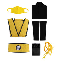Laden Sie das Bild in den Galerie-Viewer, Scorpion Kostüm Set Mortal Kombat 2026 Scorpion Cosplay Outfit