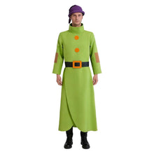 Laden Sie das Bild in den Galerie-Viewer, Seppl grün Kostüm Schneewittchen Dopey Cosplay Outfit