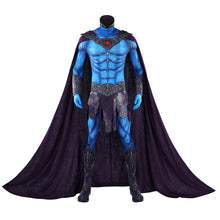 Laden Sie das Bild in den Galerie-Viewer, Skeleton King blau Kostüm Set Masters of the Universe 2026 Skeleton Outfit