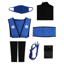 Laden Sie das Bild in den Galerie-Viewer, Sub-Zero Kostüm Set Mortal Kombat 2026 Sub-Zero Cosplay Outfit