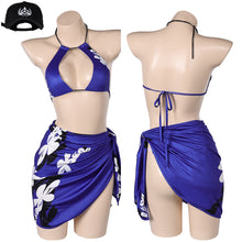 Laden Sie das Bild in den Galerie-Viewer, Tekken Reina LILA Bademode Cosplay Outfits Damen Badeanzug
