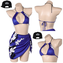 Laden Sie das Bild in den Galerie-Viewer, Tekken Reina LILA Bademode Cosplay Outfits Damen Badeanzug