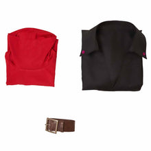 Laden Sie das Bild in den Galerie-Viewer, The Black Phone The Grabber schwarz Kostüm Cosplay Outfits