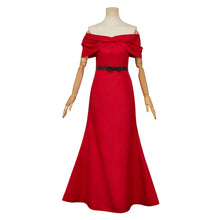 Laden Sie das Bild in den Galerie-Viewer, The Dinner Table Detective Reiko Hosho rot Kleid Cosplay Outfits