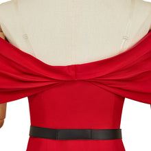 Laden Sie das Bild in den Galerie-Viewer, The Dinner Table Detective Reiko Hosho rot Kleid Cosplay Outfits