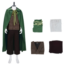 Laden Sie das Bild in den Galerie-Viewer, The Lord of the Rings Frodo Baggins grün Kostüm Cosplay Outfits