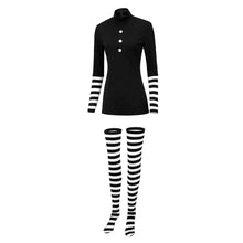 Laden Sie das Bild in den Galerie-Viewer, The Puppet FNAF schwarz Kostüm Five Nights at Freddy‘s Marionette Cosplay Outfit