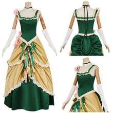 Laden Sie das Bild in den Galerie-Viewer, The Ugly Stepsister Elvira grün Kleid Cosplay Outfits