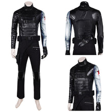 Laden Sie das Bild in den Galerie-Viewer, Thunderbolts 2025 Bucky Bames Kostüm Set Cosplay Outfits