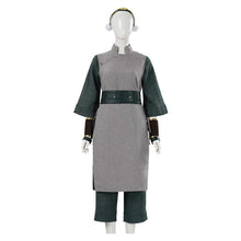 Laden Sie das Bild in den Galerie-Viewer, Toph Beifong grau Kostüm Set Avatar: The Last Airbender Toph Cosplay Outfit