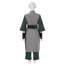 Laden Sie das Bild in den Galerie-Viewer, Toph Beifong grau Kostüm Set Avatar: The Last Airbender Toph Cosplay Outfit