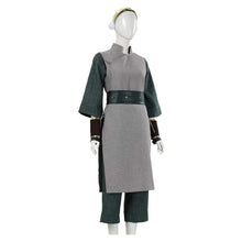 Laden Sie das Bild in den Galerie-Viewer, Toph Beifong grau Kostüm Set Avatar: The Last Airbender Toph Cosplay Outfit