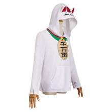 Laden Sie das Bild in den Galerie-Viewer, Turbo Granny weiß Hoodie Dandadan Granny Outfits