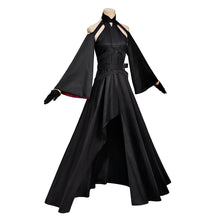 Laden Sie das Bild in den Galerie-Viewer, Velvet schwarz Kleid The Ribbon Hero 2026 Velvet Cosplay Outfit