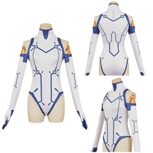Laden Sie das Bild in den Galerie-Viewer, Vemola weiß Bodysuit Dandadan Bamora Cosplay Outfits